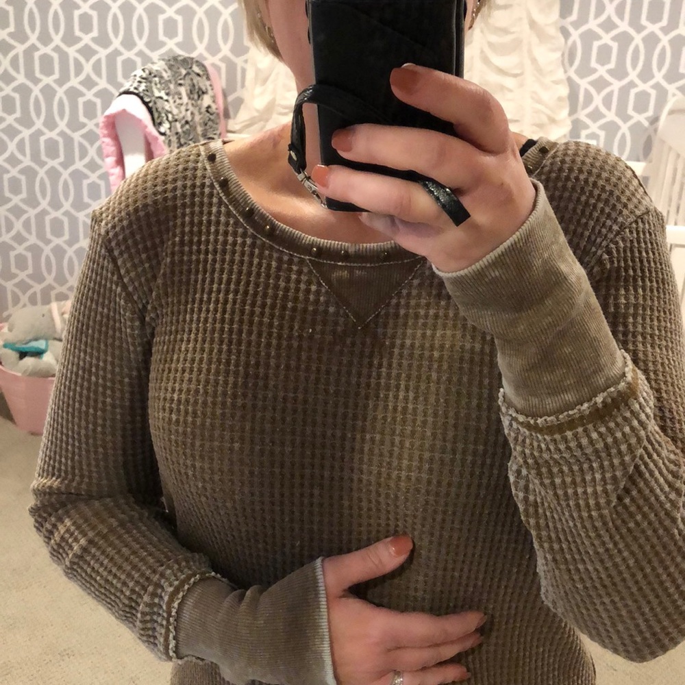 Vintage Havana Distressed Boyfriend Tunic - Picture 2 of 8